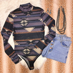 Aria Aztec Bodysuit