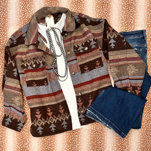 Laramie Aztec Shacket