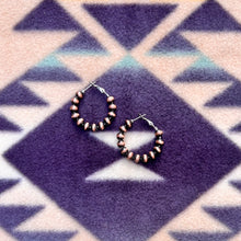 Load image into Gallery viewer, Beau Copper Pearl Hoops