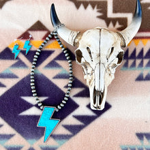 Load image into Gallery viewer, Lightning Strikes Bolt Necklace