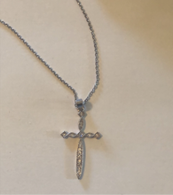 Load image into Gallery viewer, Silver Cross Necklace