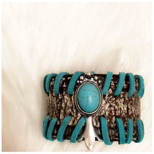 Load image into Gallery viewer, Squash Leather Cuff Bracelet