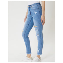 Load image into Gallery viewer, Memphis Kan Can Distressed Jeans