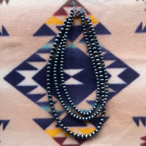 Streets of Bakersfield Triple Strand Necklace