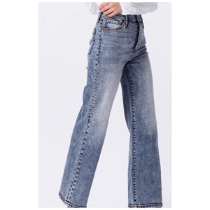 Baylor 90s Denim Wide Leg Jeans
