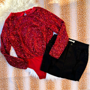 Riley Sequin Bodysuit