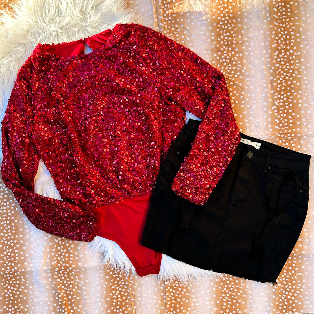 Riley Sequin Bodysuit