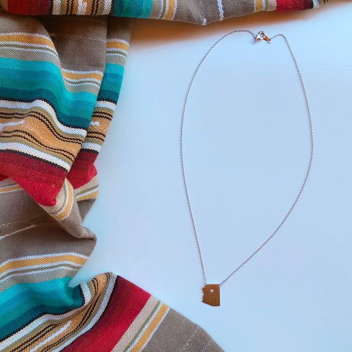 Heart of Arizona Silver Necklace