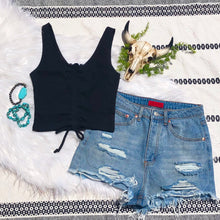 Load image into Gallery viewer, Abilene High Rise Denim Shorts