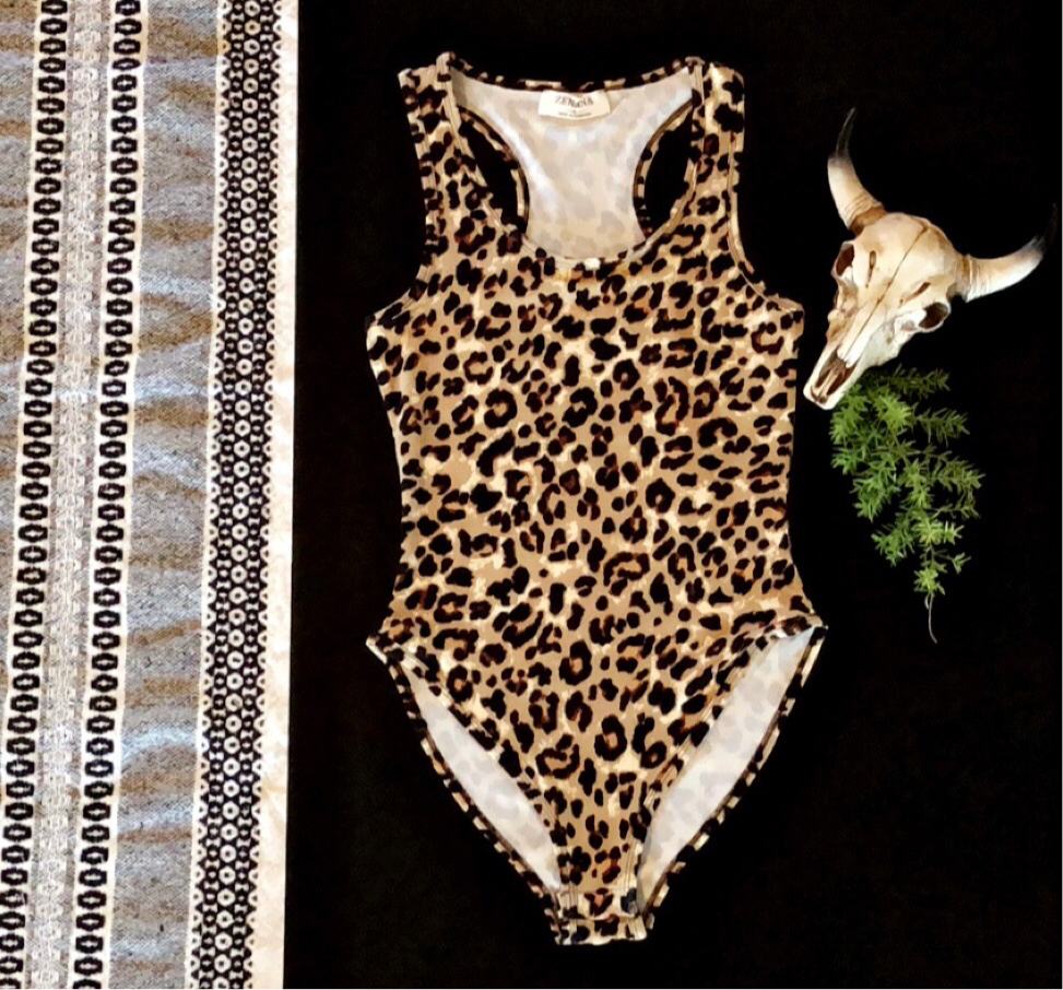 Leopard Print Bodysuit