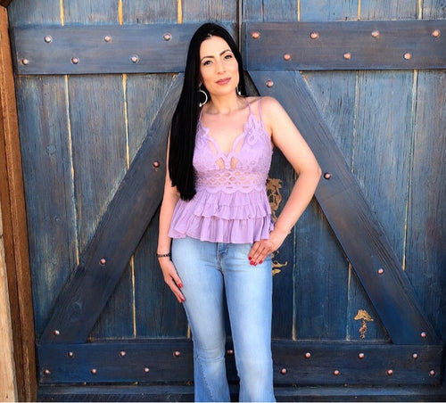 Lilac Bralette Top