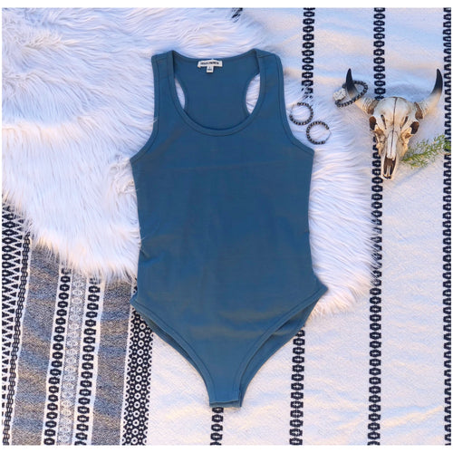 Slate Blue Bodysuit