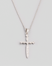 Load image into Gallery viewer, Silver Cross Necklace