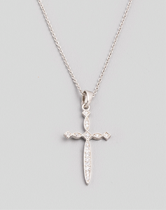 Silver Cross Necklace