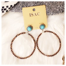 Load image into Gallery viewer, Copper Pearl Hoops