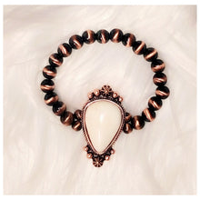 Load image into Gallery viewer, Penny Lane Copper &amp; Ivory Bracelet