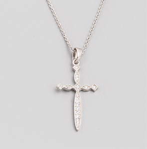 Silver Cross Necklace