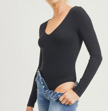 Load image into Gallery viewer, Abilene Black Bodysuit