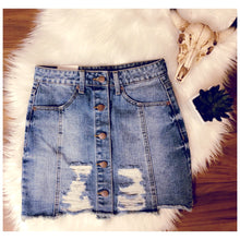 Load image into Gallery viewer, Blue Bayou Denim Skirt