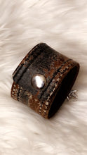 Load image into Gallery viewer, Leather Cuff Bracelet with Turquoise