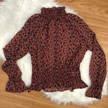Load image into Gallery viewer, Flirty Floral Smocked Top