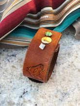 Load image into Gallery viewer, Wild Horses Leather Cuff Bracelet