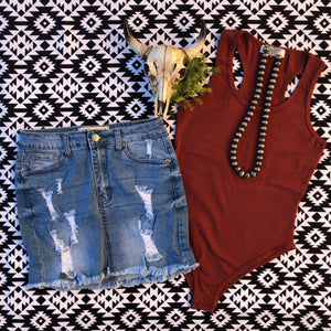 Katy Denim Skirt