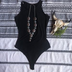Black Seamless Bodysuit