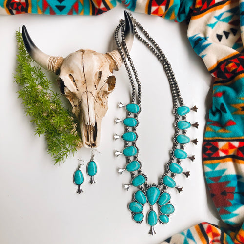 Jolene Squash Blossom Necklace