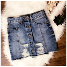 Load image into Gallery viewer, Blue Bayou Denim Skirt