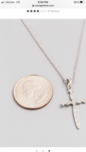 Load image into Gallery viewer, Silver Cross Necklace