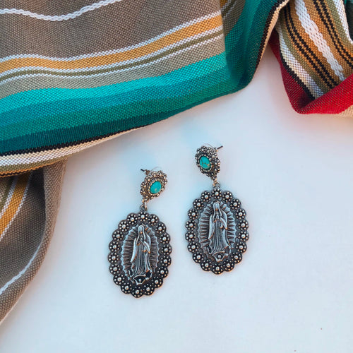 Mother Mary Earrings
