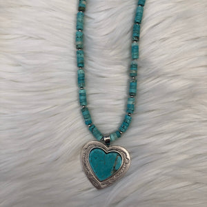 Heart Like Mine Turquoise Necklace