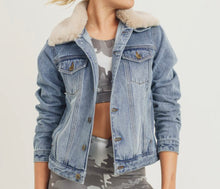 Load image into Gallery viewer, Rebel Child Denim &amp; Fur Jacket