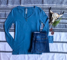 Load image into Gallery viewer, Slate Blue Long Sleeve Tee