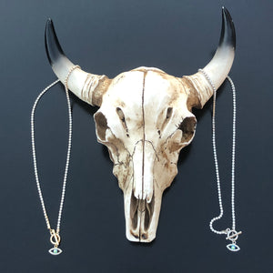 Silver Evil Eye Necklace