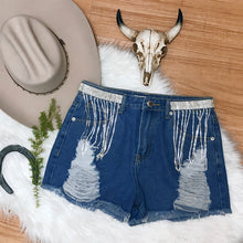 Load image into Gallery viewer, Rhinestone World Shorts