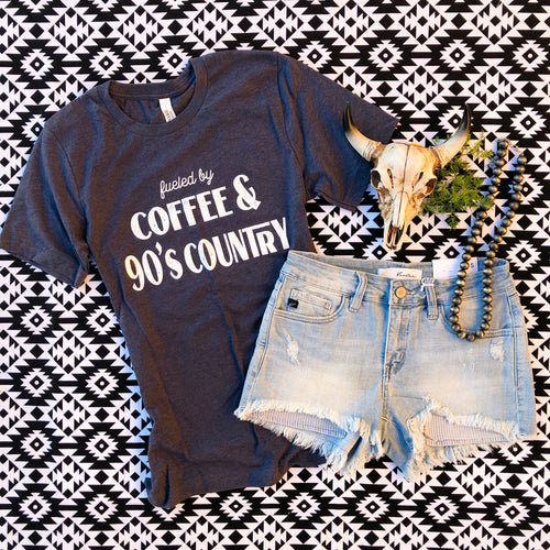 Coffee & 90s Country Tee