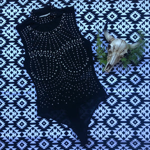 Nashville Rhinestone & Pearl Bodysuit