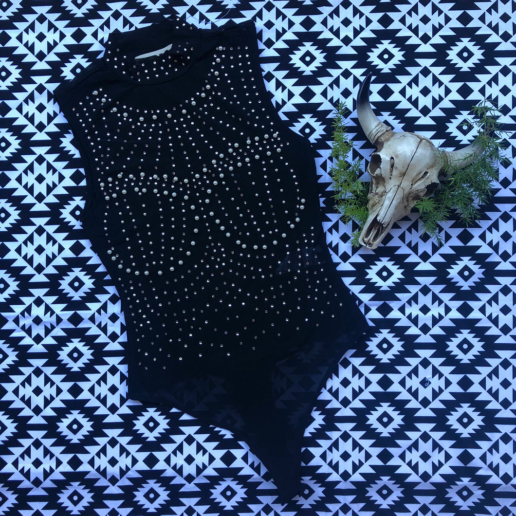 Nashville Rhinestone & Pearl Bodysuit