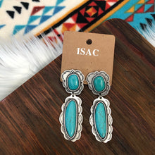 Load image into Gallery viewer, Maren Turquoise Drop Earrings