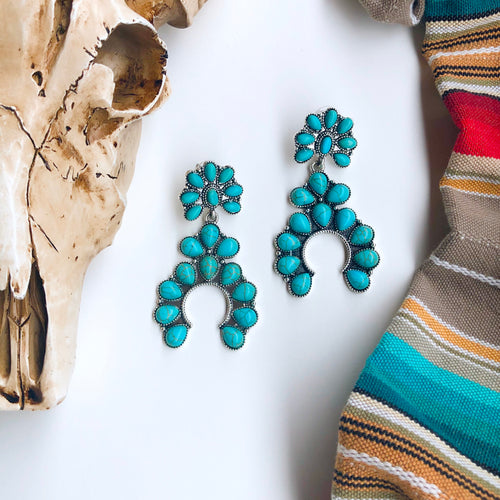 Brenda Squash Blossom Earrings