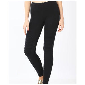 Black Moto Leggings