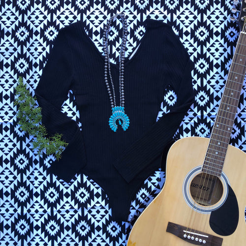 Midnight Black Bodysuit