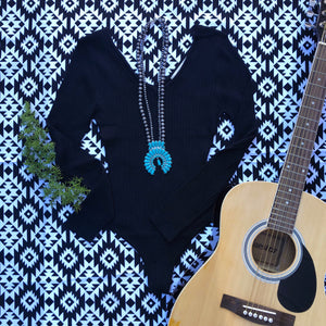 Midnight Black Bodysuit