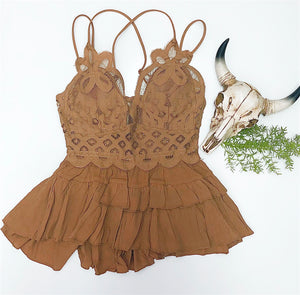 Bralette Top in mocha