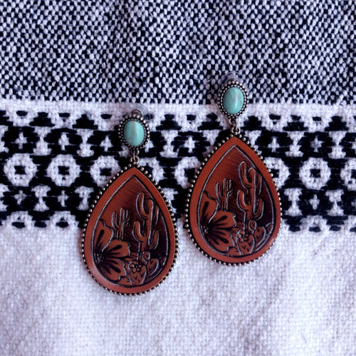 Josephine Leather Earrings