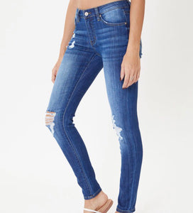 Cheyenne Kan Can Distressed Skinny Jeans