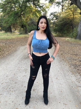 Load image into Gallery viewer, Denim Darlin Top