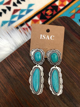 Load image into Gallery viewer, Maren Turquoise Drop Earrings